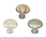 Zinc Alloy Cabinet Drawer Handle Knob - Brushed