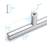 Hollow Round Stainless Steel T Bar Handle
