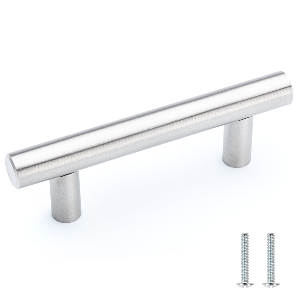 Solid Round Stainless Steel T Bar Handle Pandora Hardware